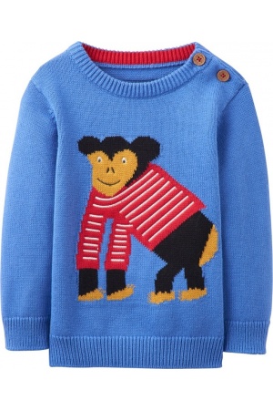 Joules - BOYS MONKEY CHRISSIE INTARSIA JUMPER